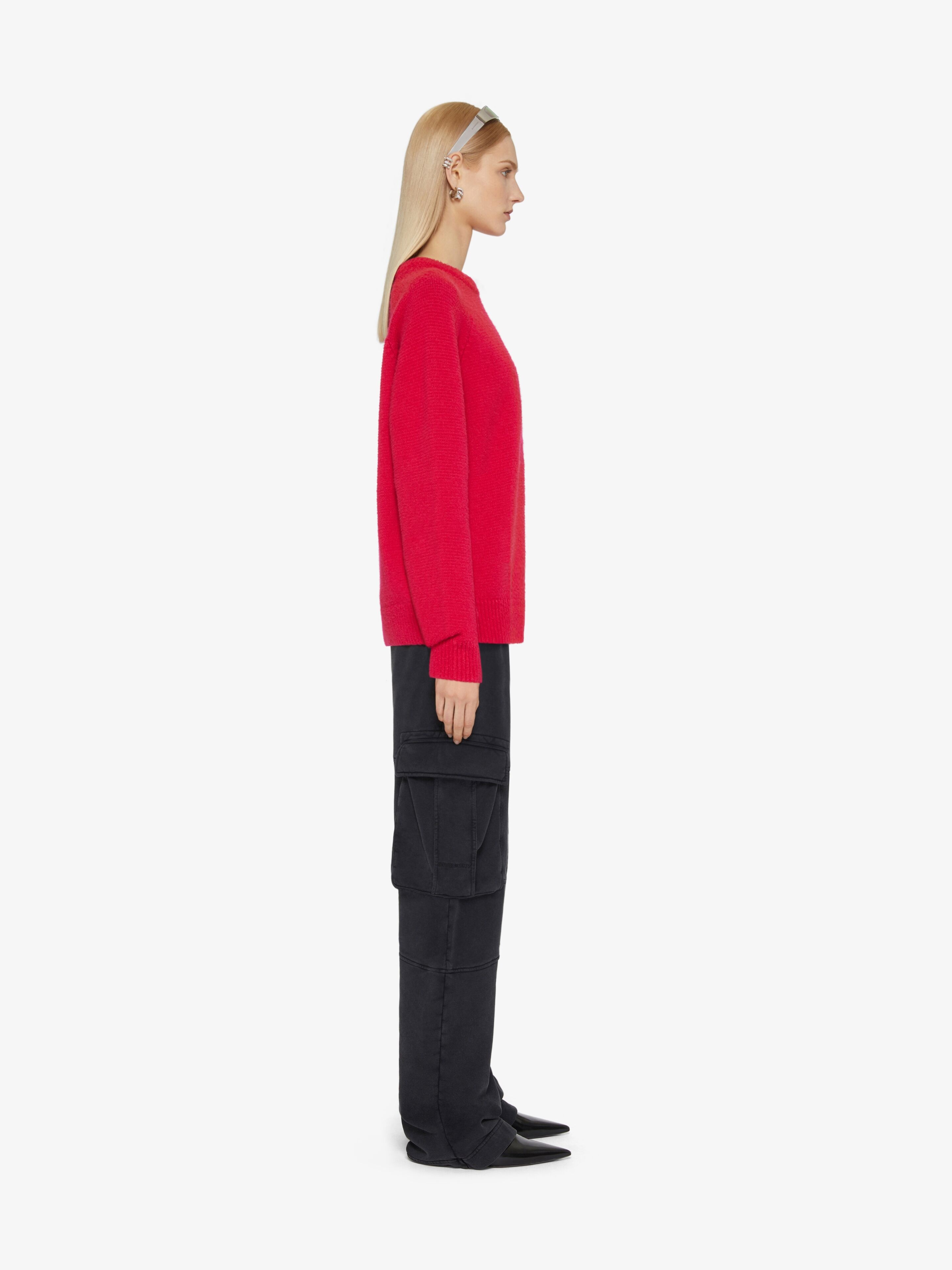 4G SWEATER IN CURLY CASHMERE AND SILK - 3