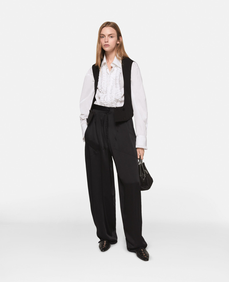 Stella McCartney Balloon-Leg Satin Trousers outlook