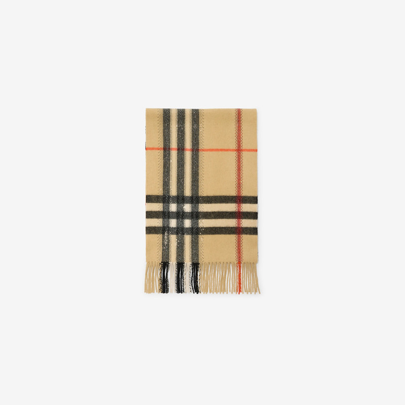 Burberry Crystal Check Cashmere Scarf outlook