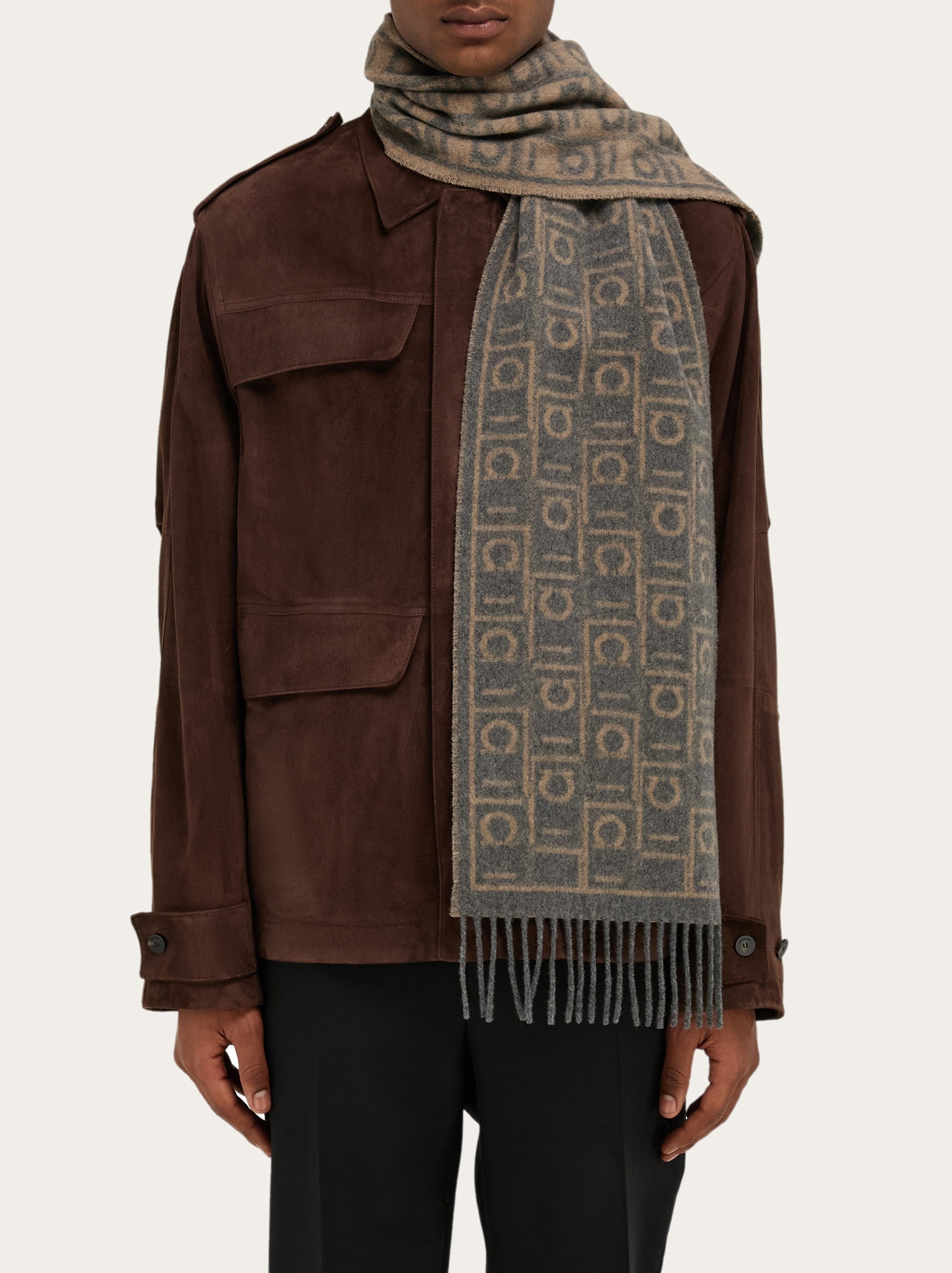 Ferragamo monogram scarf - 3