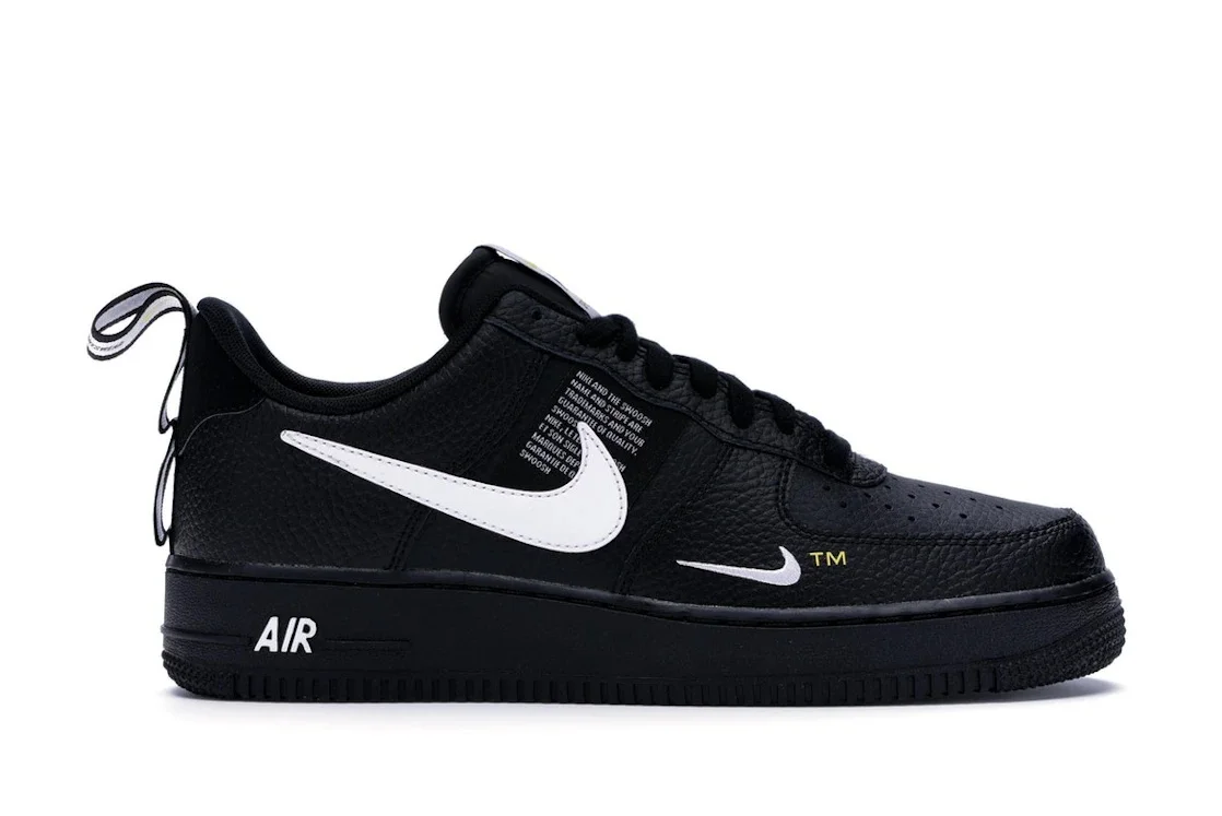 Nike Air Force 1 Low Utility Black White - 1