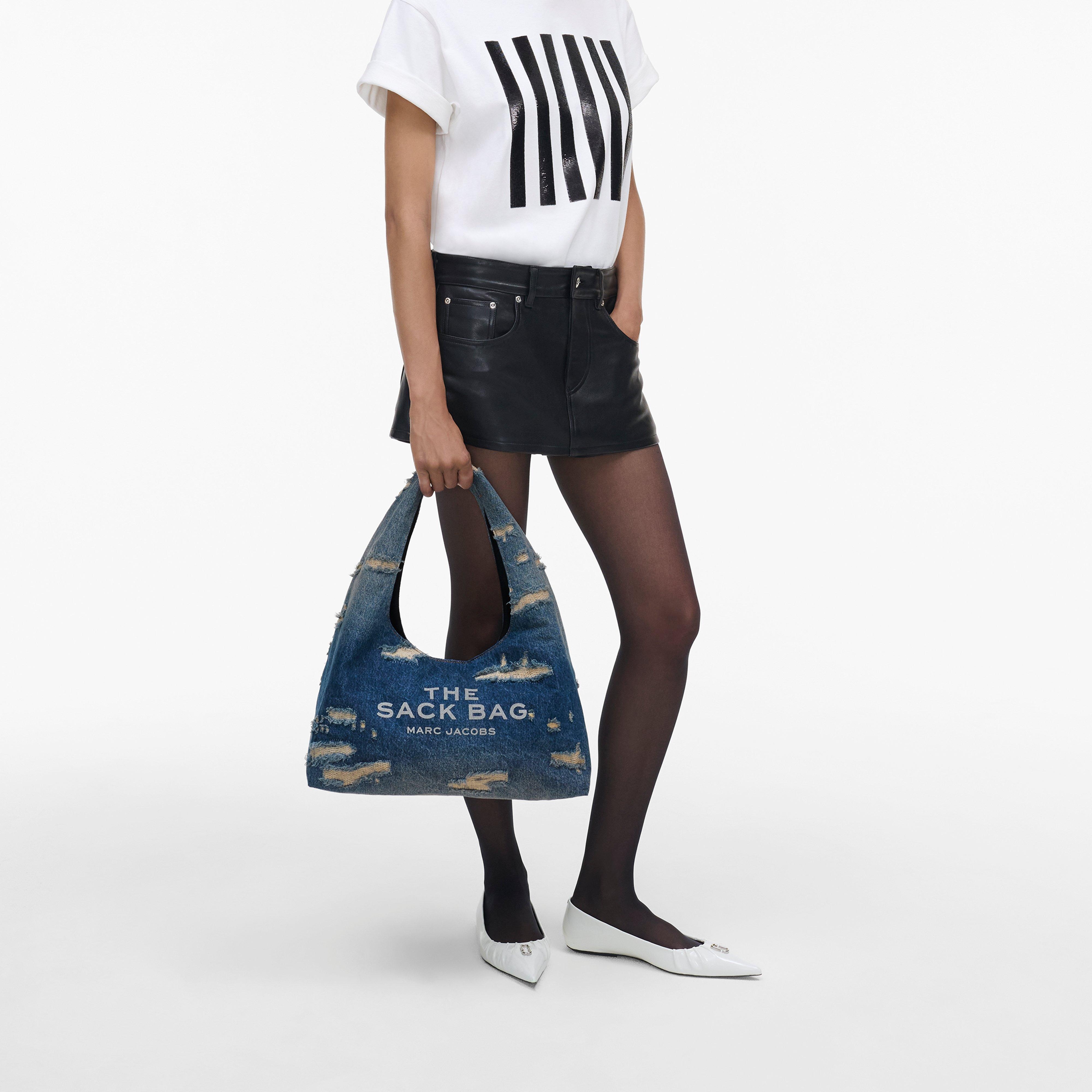 ハンドバッグ RIP AND REPAIR DENIM THE SACK MARC JACOBS - Women Rip and Repair Denim Sack Bag – Atelier