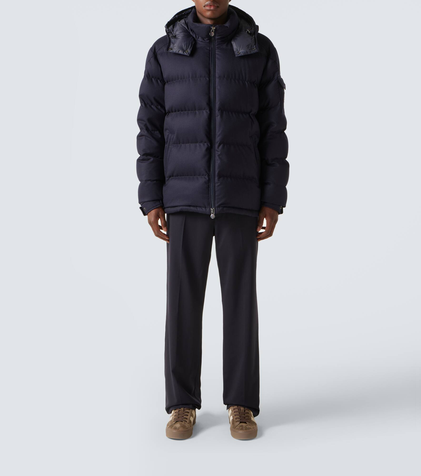 Montgenevre wool flannel down jacket - 2