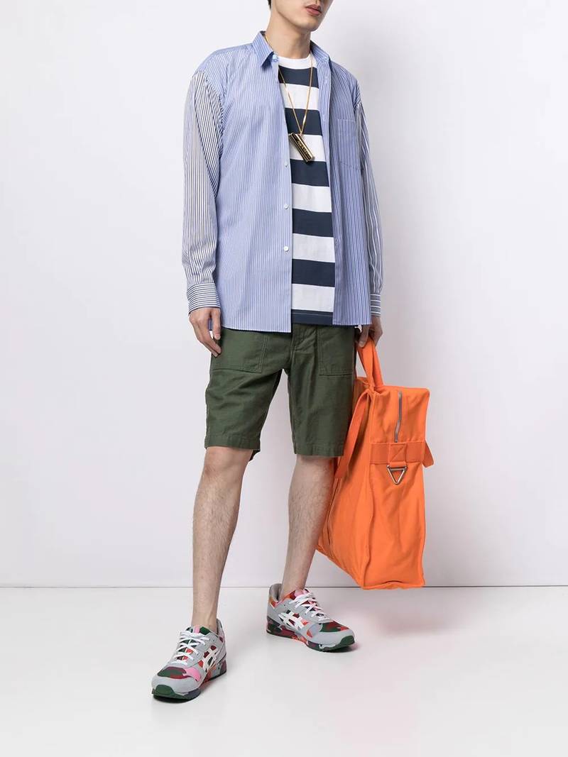 Comme des Garçons SHIRT mix striped shirt outlook
