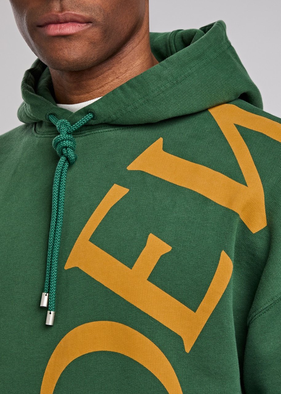 Loewe Logo-print Hooded Cotton Sweatshirt - 5