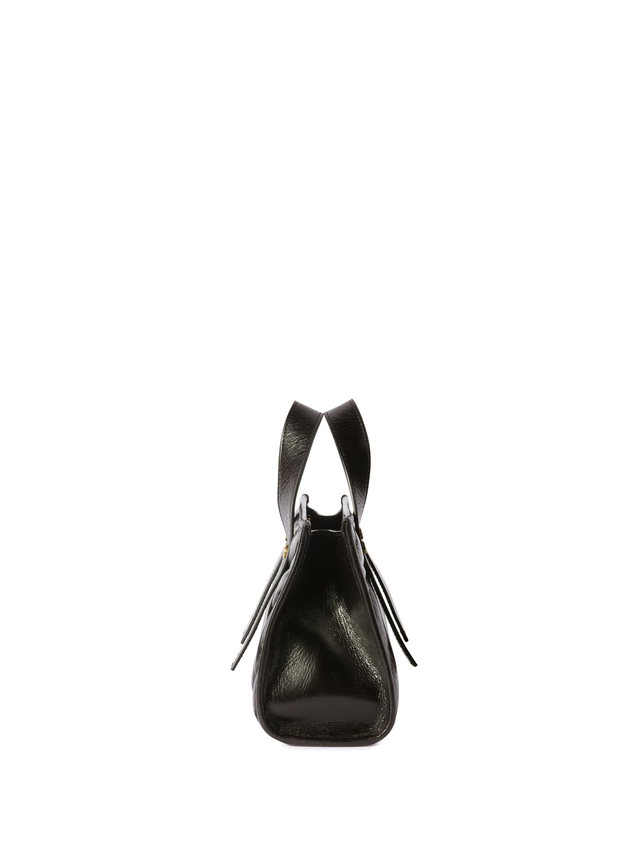 Black Quilted Tote Bag - 4