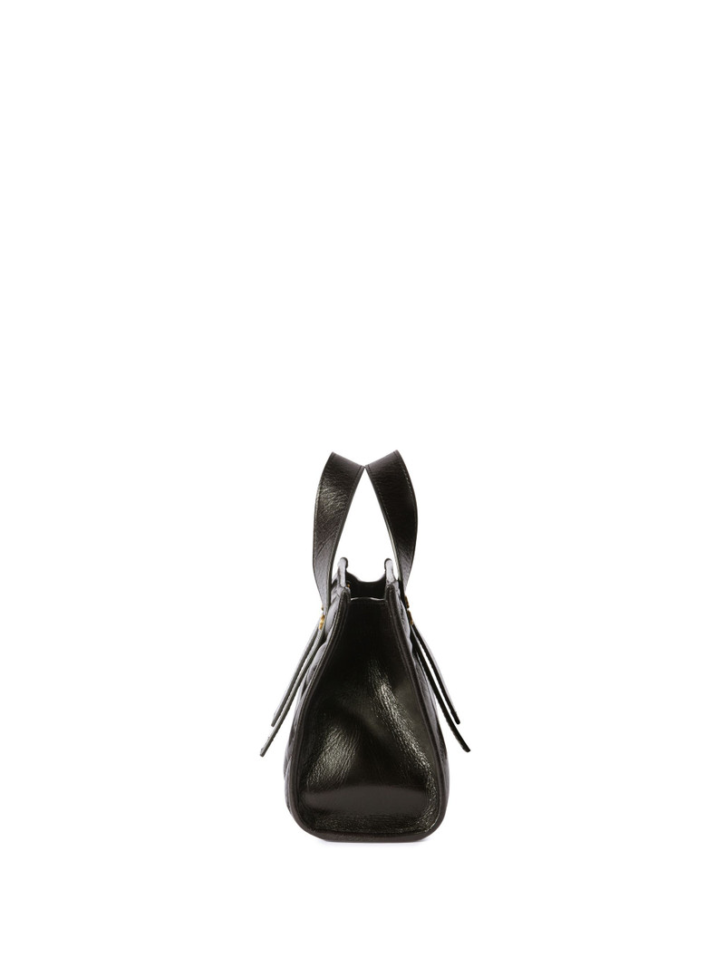 Black Quilted Tote Bag 4