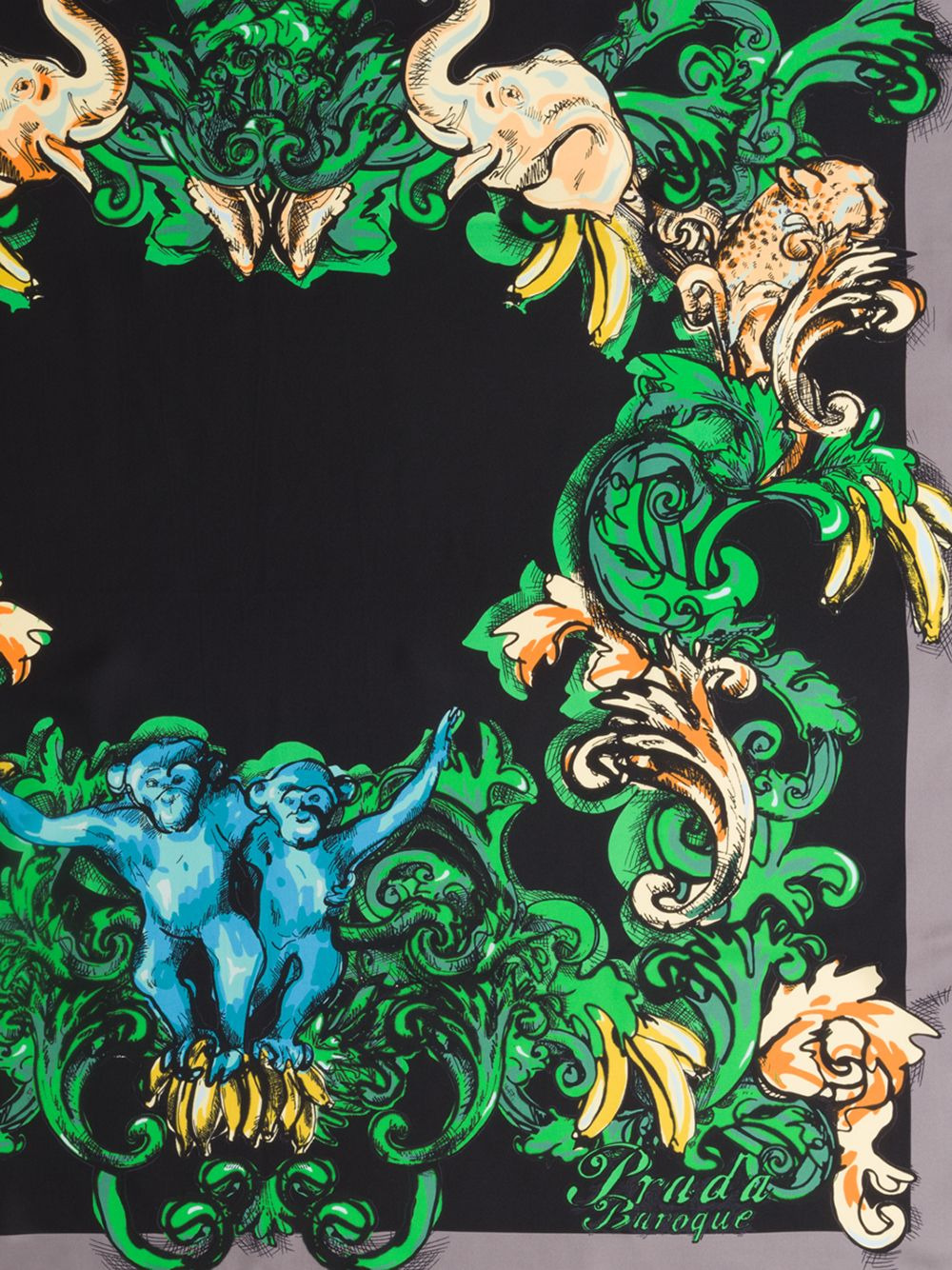 Baroque print foulard - 3