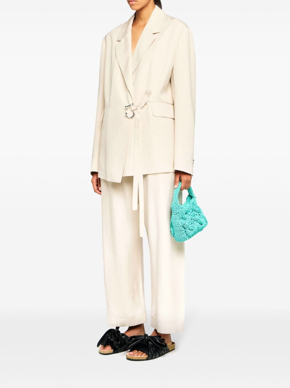 tailored wrap blazer - 2
