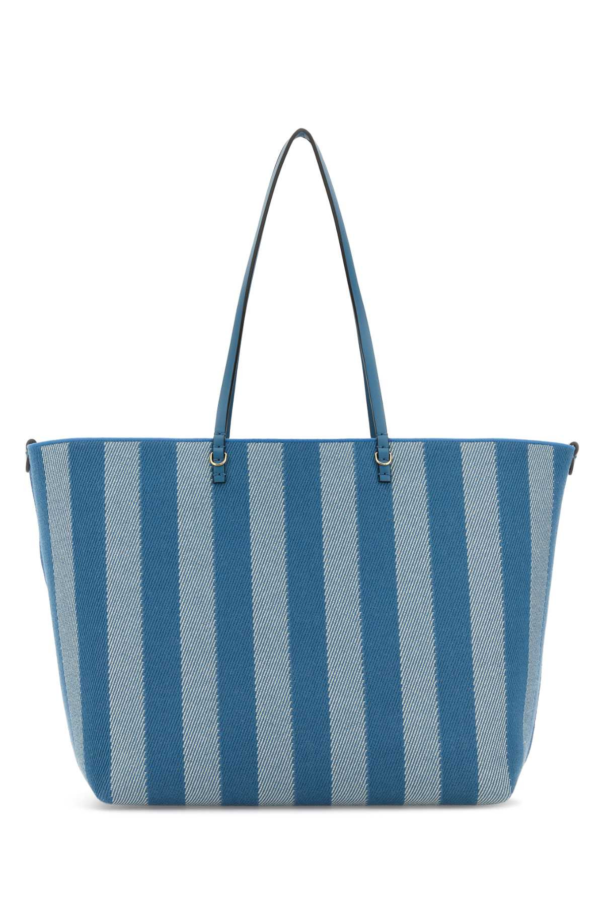 Fendi Women Embroidered Jacquard Large Roll Shopping Bag - 3
