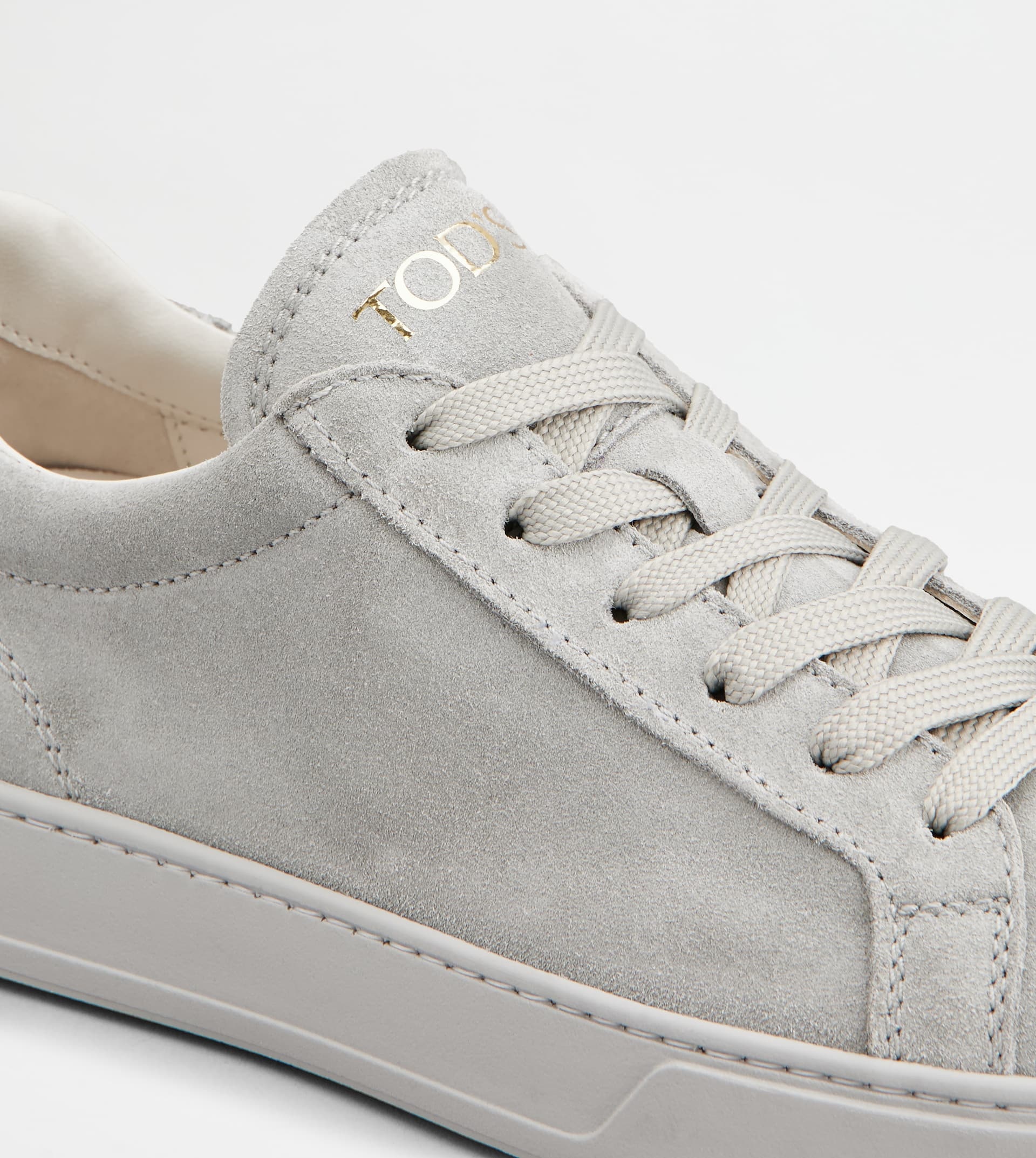 SNEAKERS IN SUEDE - GREY - 5