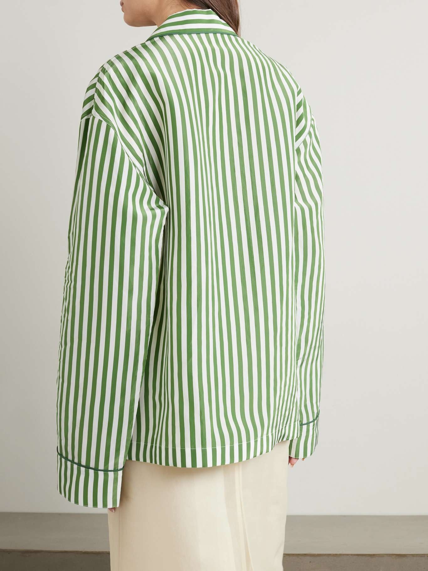 Striped tech-shell shirt - 4