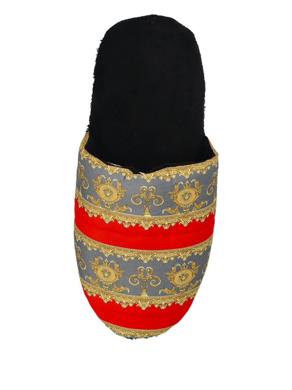 Barocco stripe slippers - 4