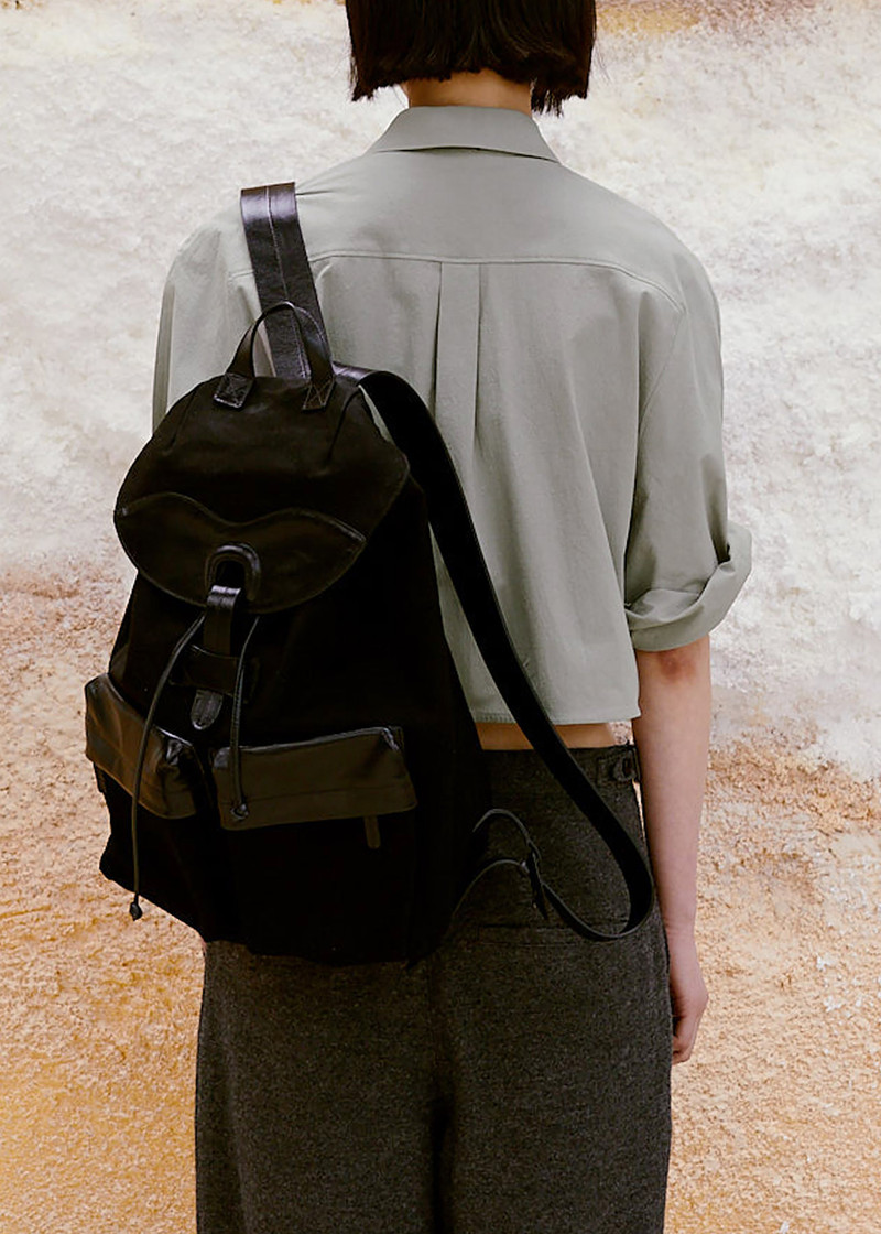 Low Classic Half Sleeve Cropped Shirt - Khaki Grey 4
