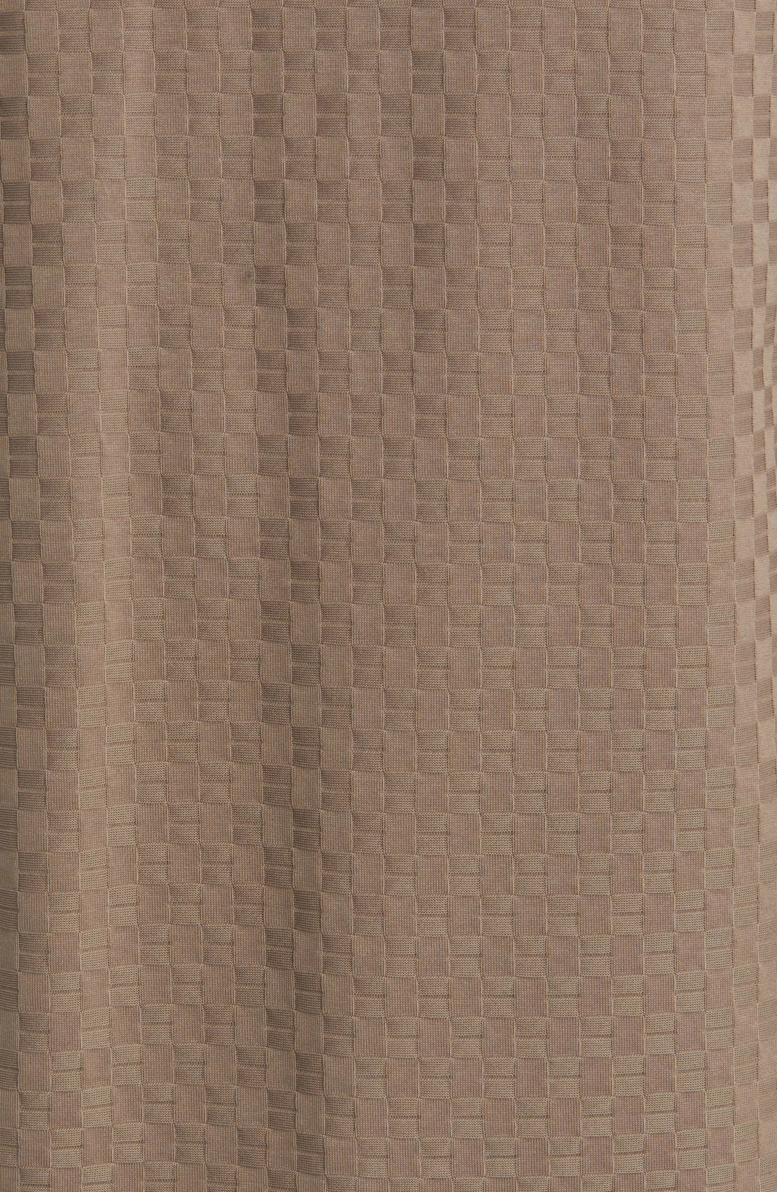 Basket Weave Jacquard T-Shirt - 6