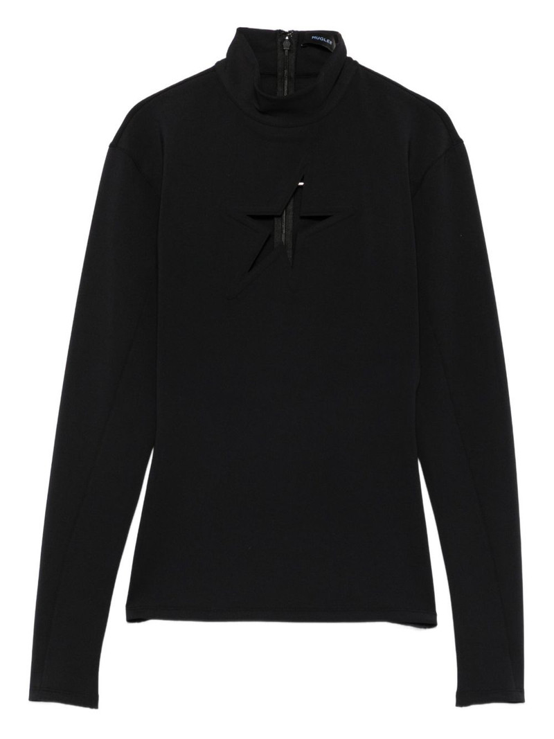 high-neck long-sleeve T-shirt 1