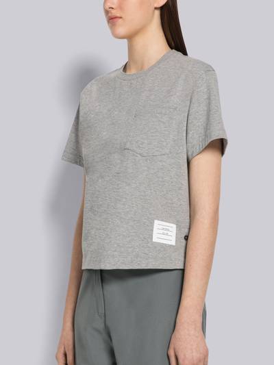 Thom Browne Midweight Jersey Boxy Short Sleeve Pocket Tee outlook