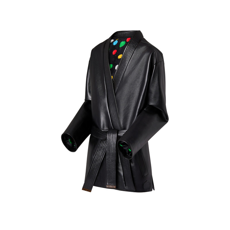 Louis Vuitton LV x YK Leather Wrap Jacket outlook