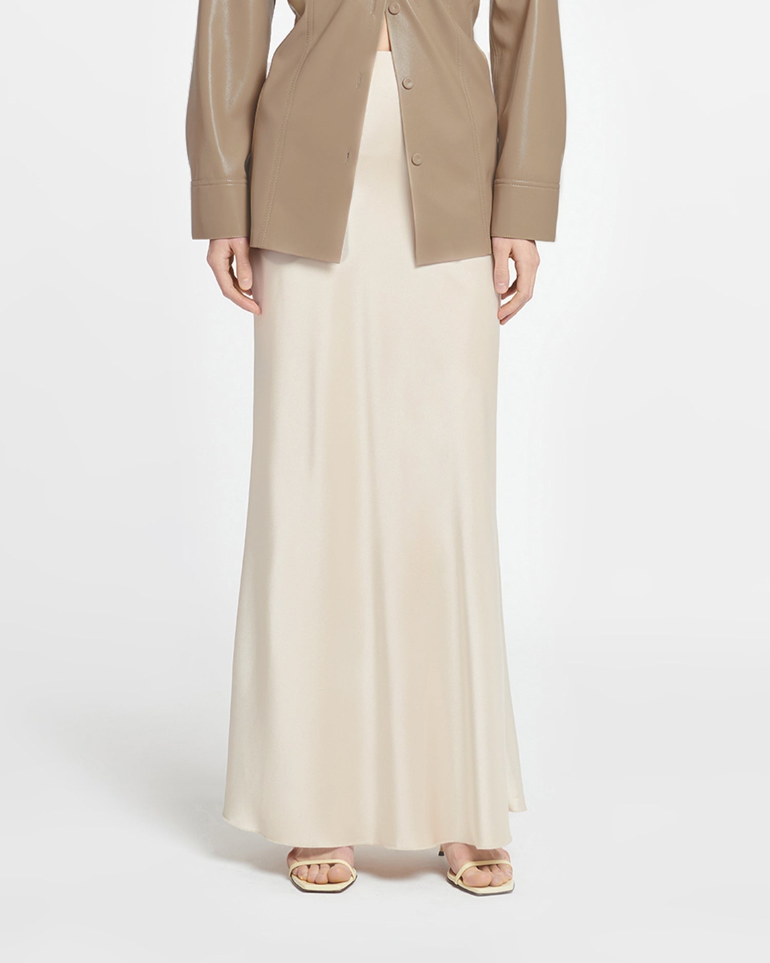 Slip Satin Maxi Skirt - 2