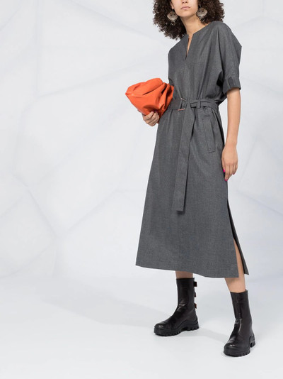 3.1 Phillip Lim belted wool-blend midi dress outlook