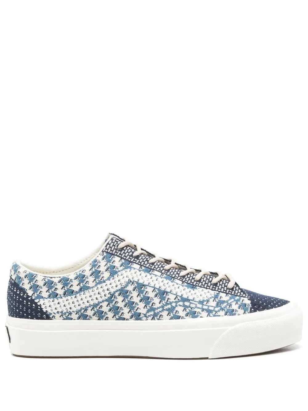 patterned-jacquard sneakers - 1