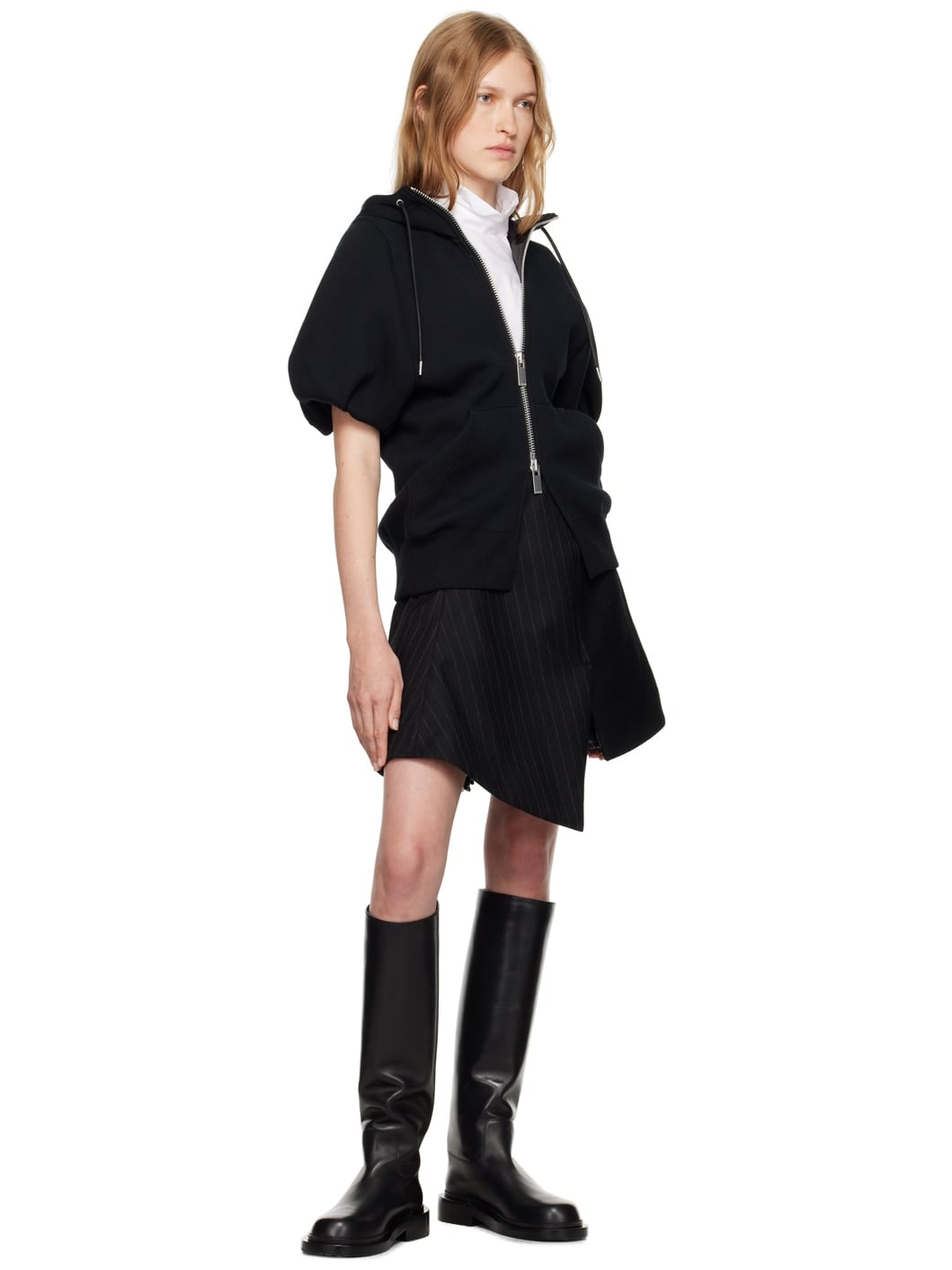 sacai] Wool Melton Skirt – MaW SAPPORO