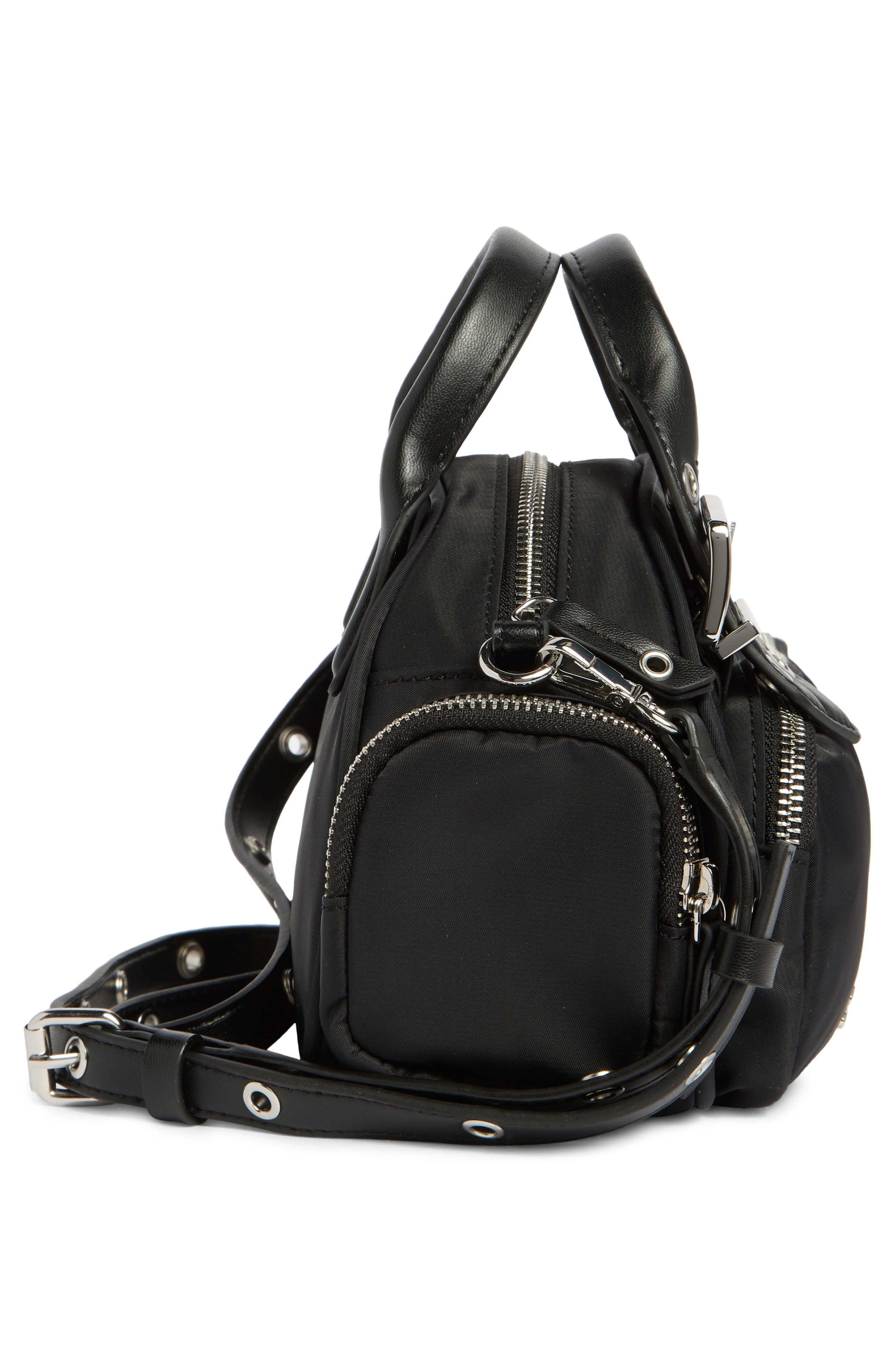 Ganni Small Bucky Polochon Crossbody Bag in Black at Nordstrom - 6