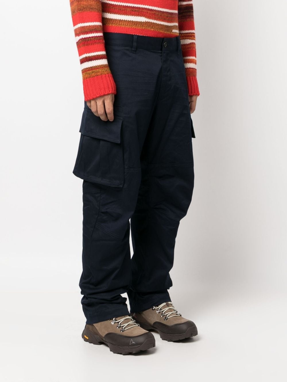 logo-print cargo trousers - 3
