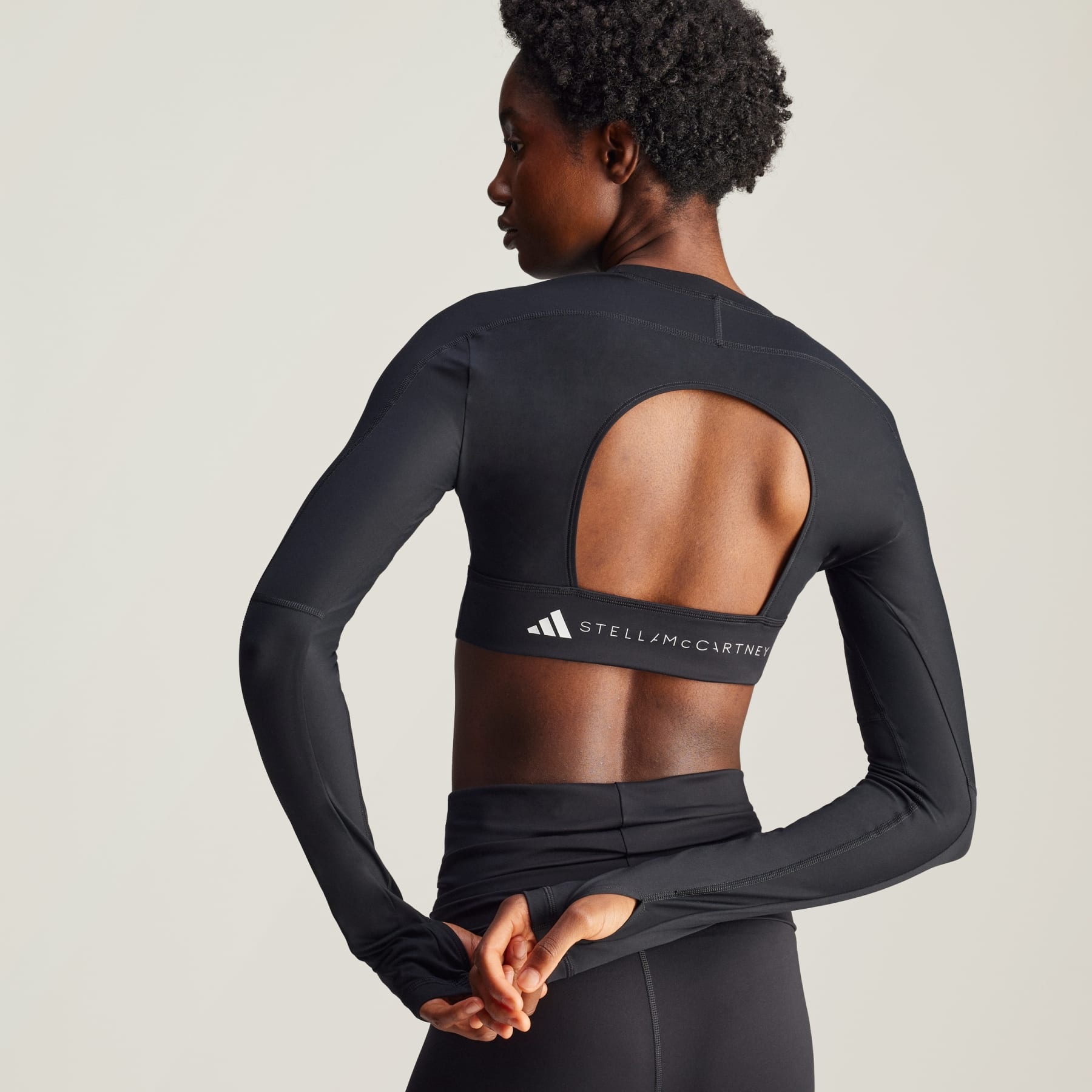 adidas by Stella McCartney TrueStrength Yoga Cropped Long Sleeve Top - 5