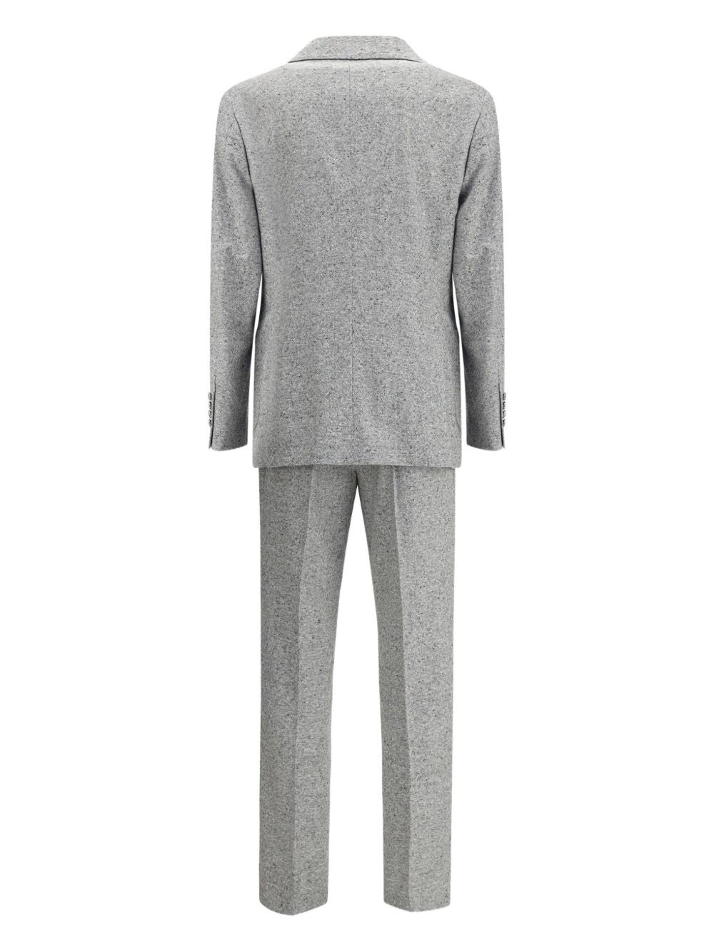 Brunello Cucinelli Men Wool Blend Double-Breasted Suit - 2