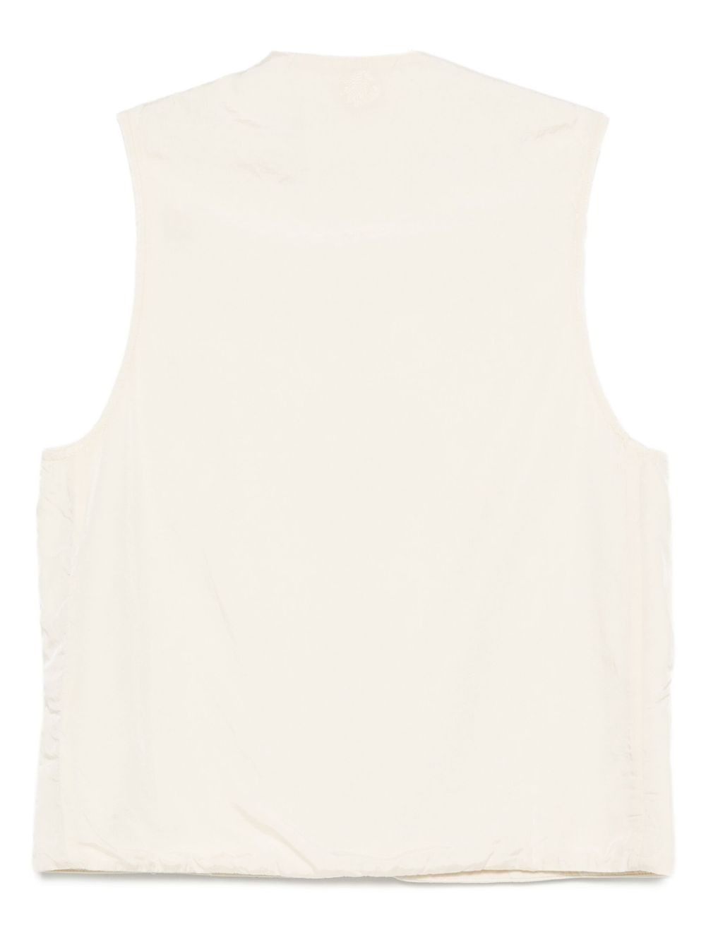 zip-fastening pocket vest - 2