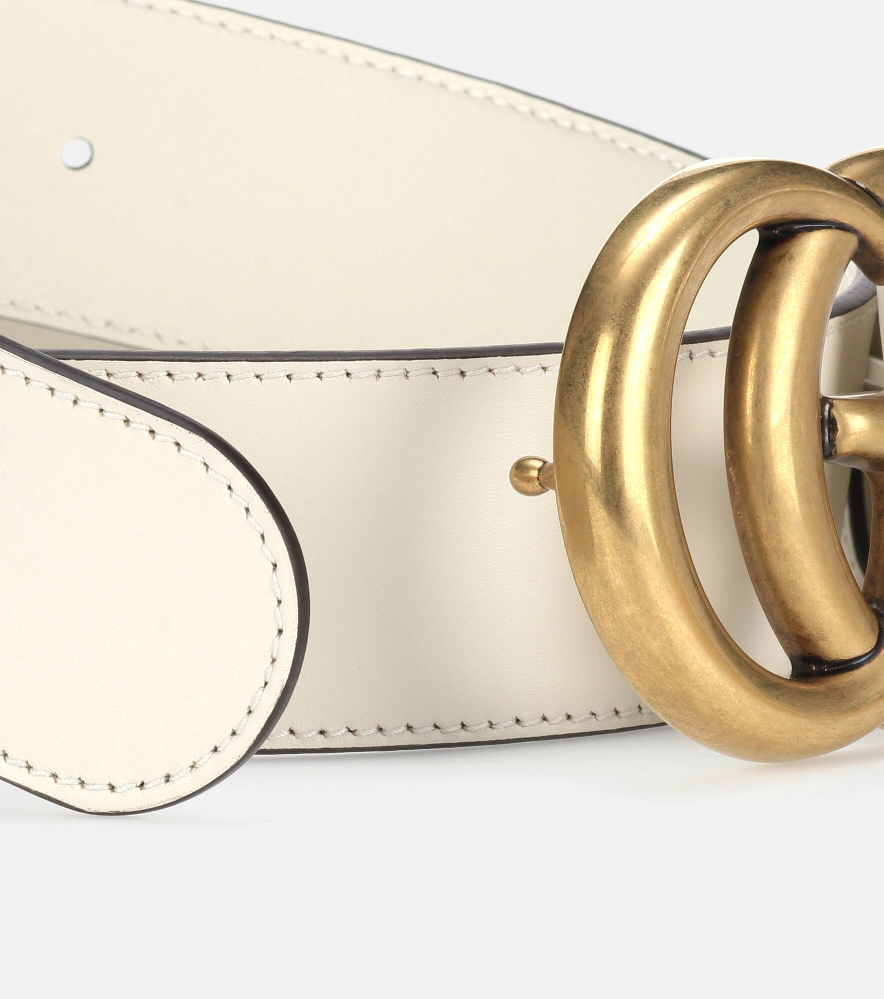 GG leather belt - 3