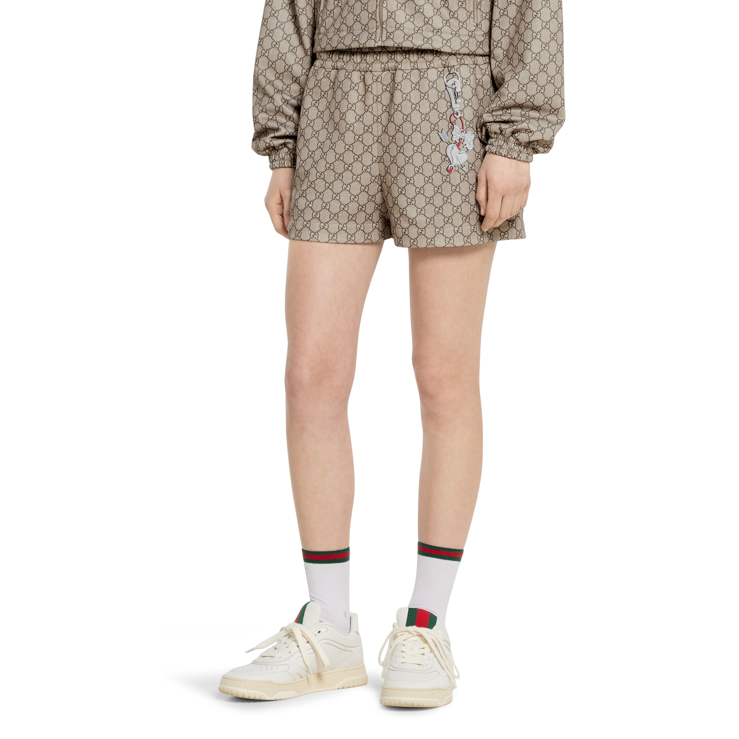 Printed technical jersey shorts - 3