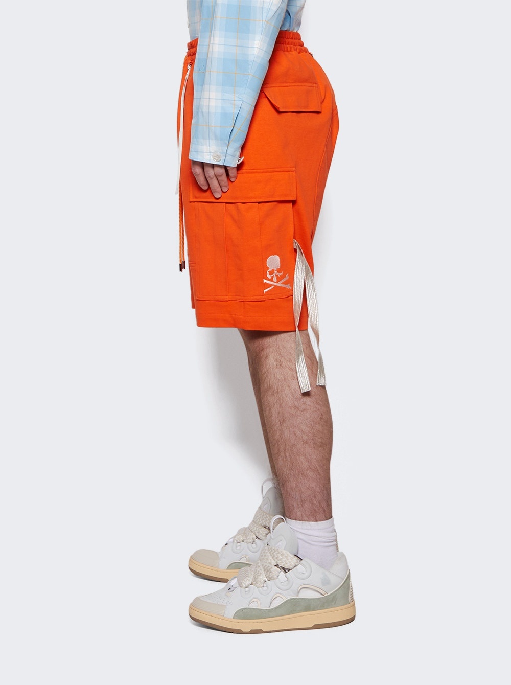 High Density Cargo Shorts Orange - 4