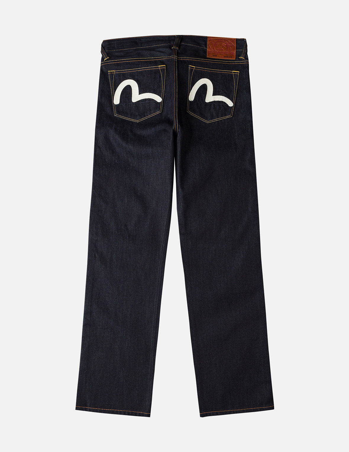 Seagull Print Pockets Regular Fit Jeans #2000 - 3