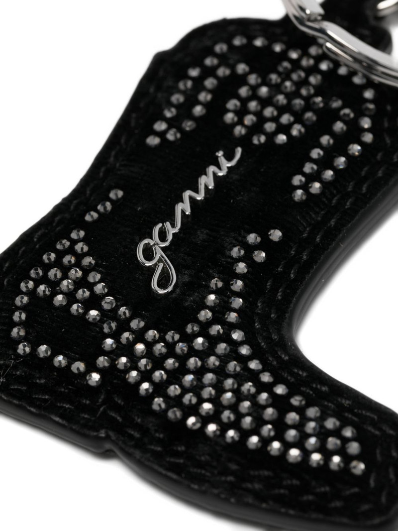 GANNI boot-shape keyring outlook