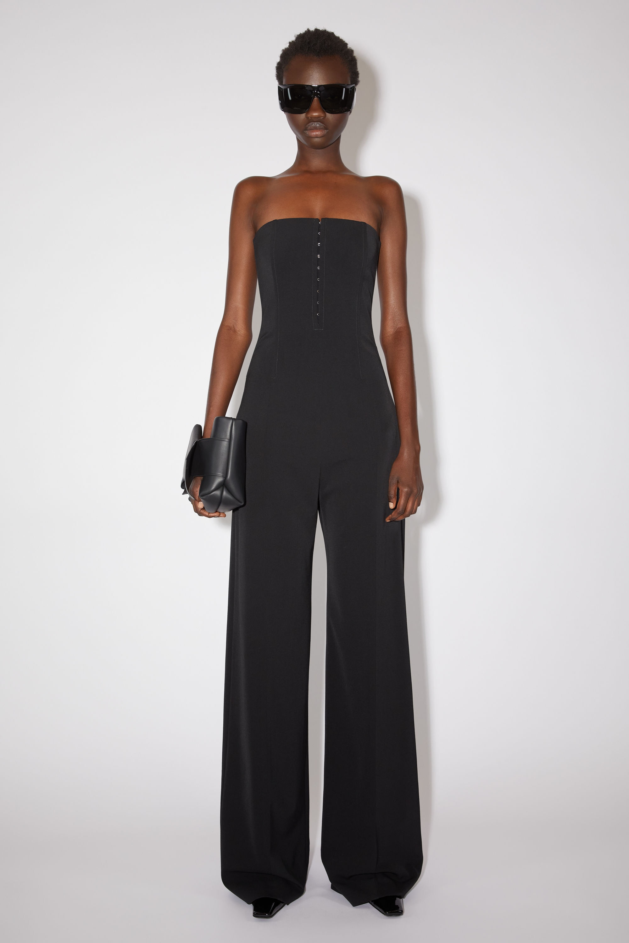 Corset jumpsuit - Black - 2