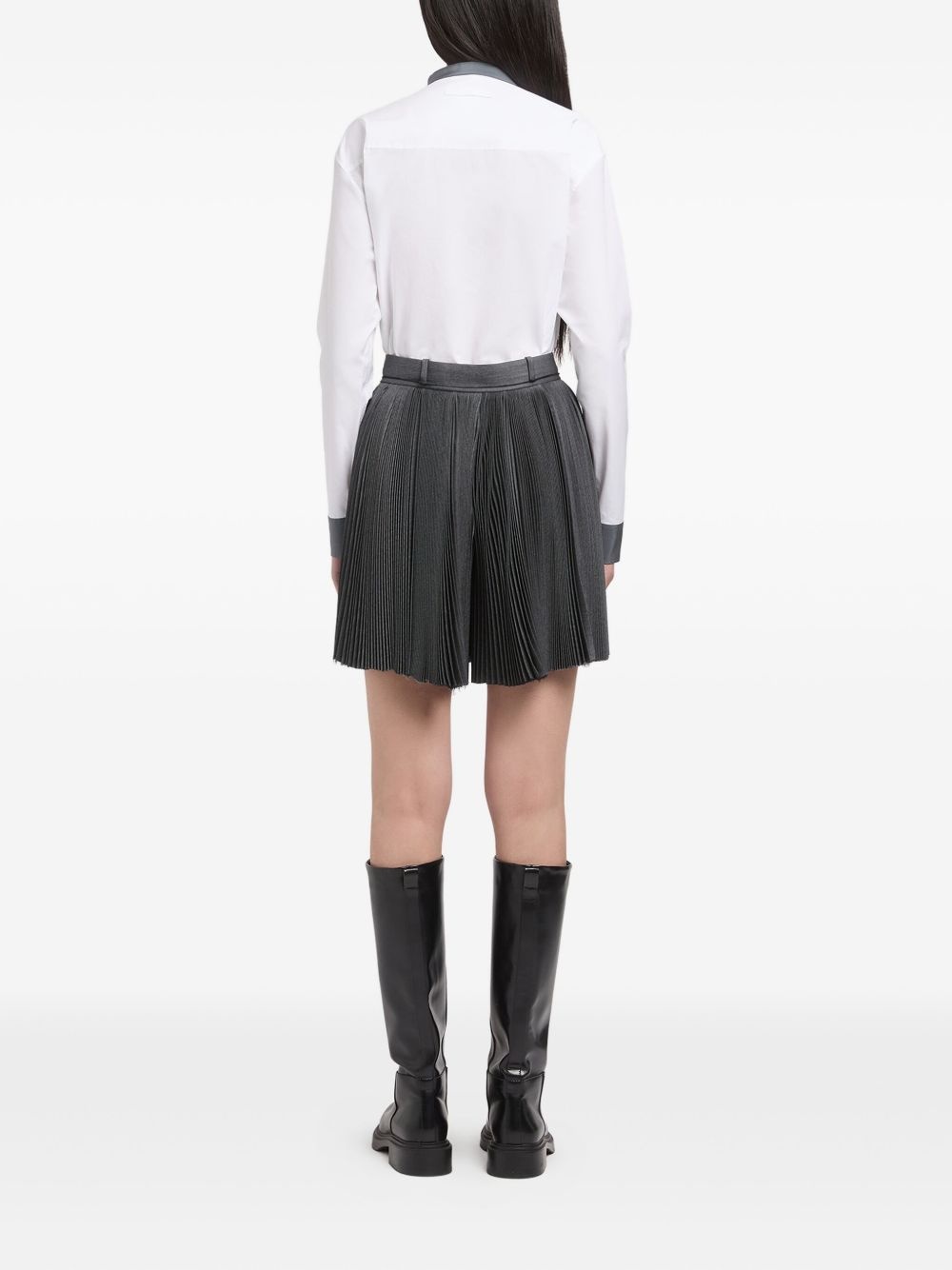 pleated shorts - 3