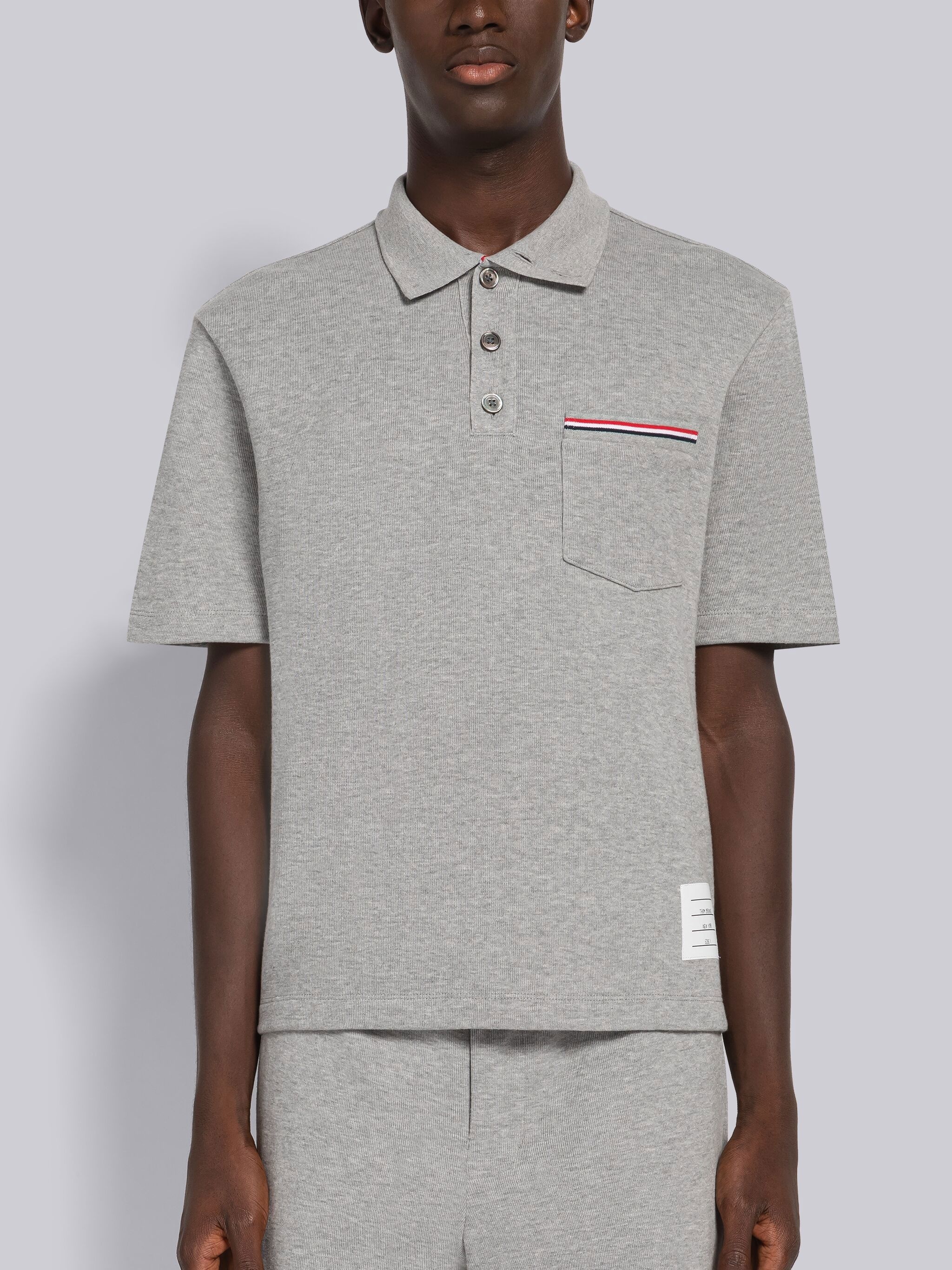 Cotton Interlock Short Sleeve Pocket Polo - 1