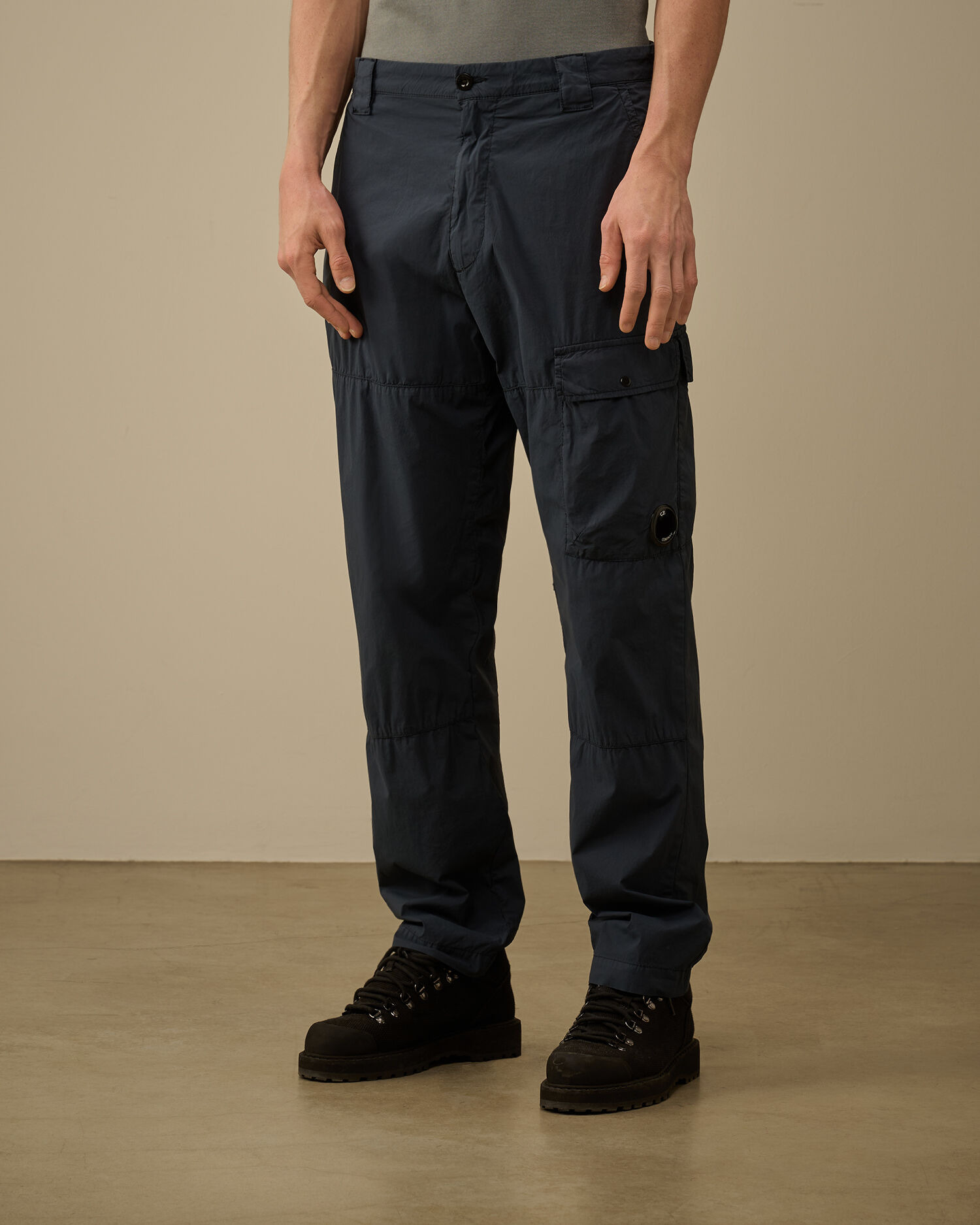 50 Fili Stretch Back Zip Loose Cargo Pants - 3