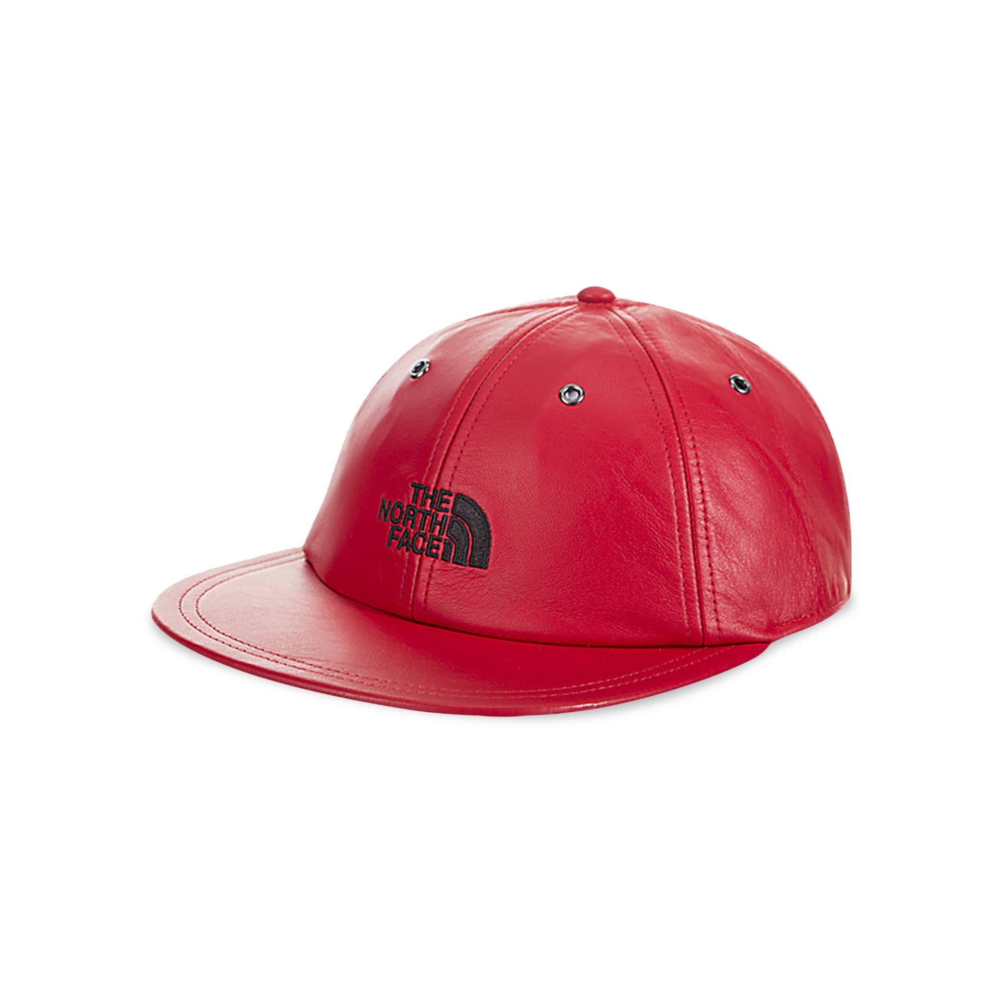 Supreme x The North Face Leather 6-Panel 'Red' - 1