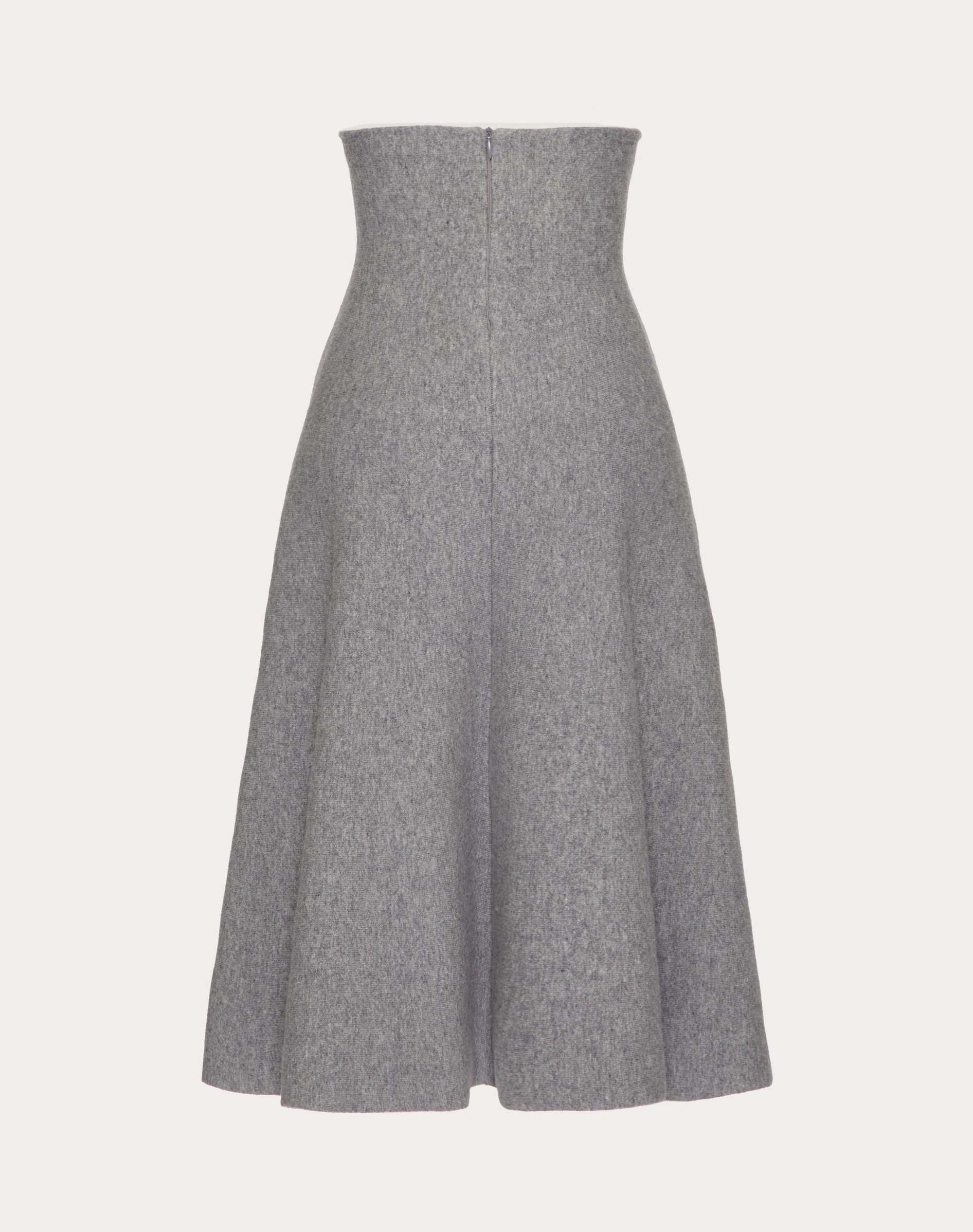 WOOL AND STRETCH VISCOSE SKIRT - 2