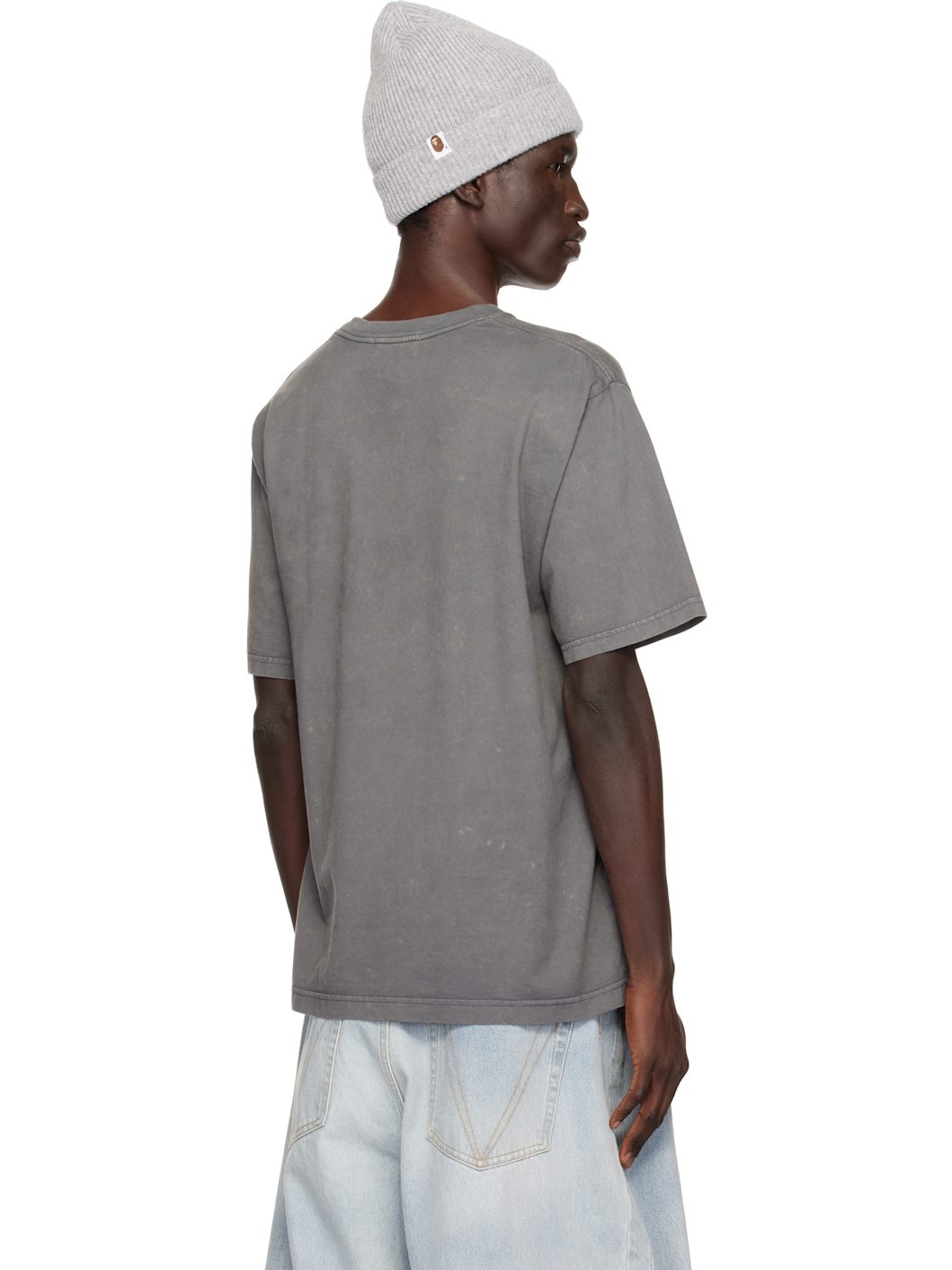 Gray Overdye College T-shirt - 3
