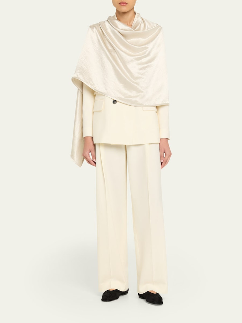 MARIA McMANUS Pleated Straight-Leg Trousers outlook