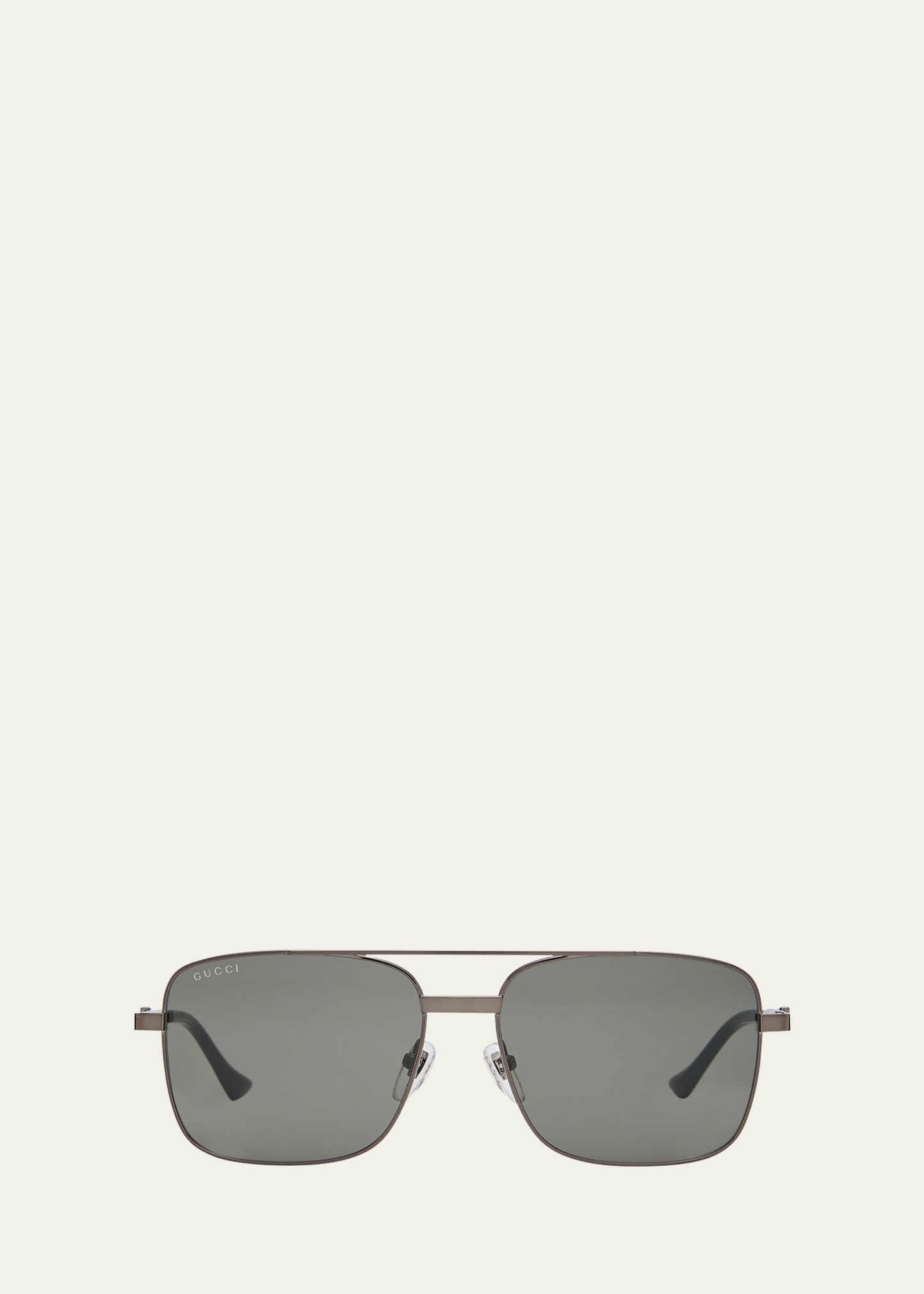 Men's Metal Rectangle Sunglasses - 1