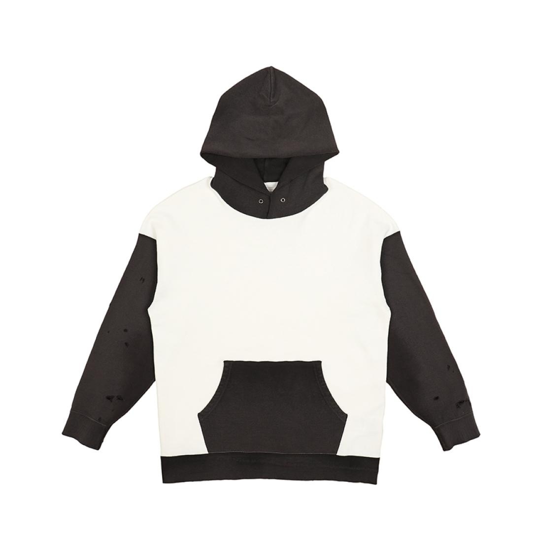 JUMBO HOODIE P.O. CRASH BLACK - 1