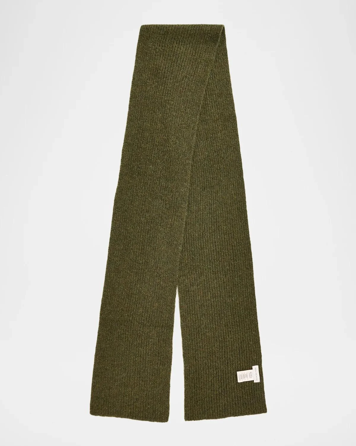 Men's Moyson Wool Ribbed Scarf - 1