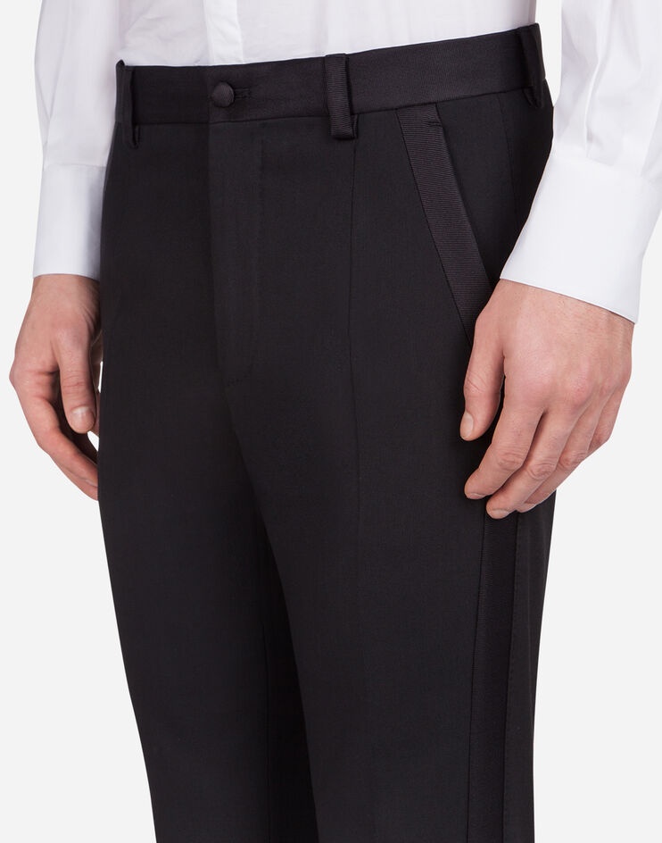 Stretch tuxedo pants - 4