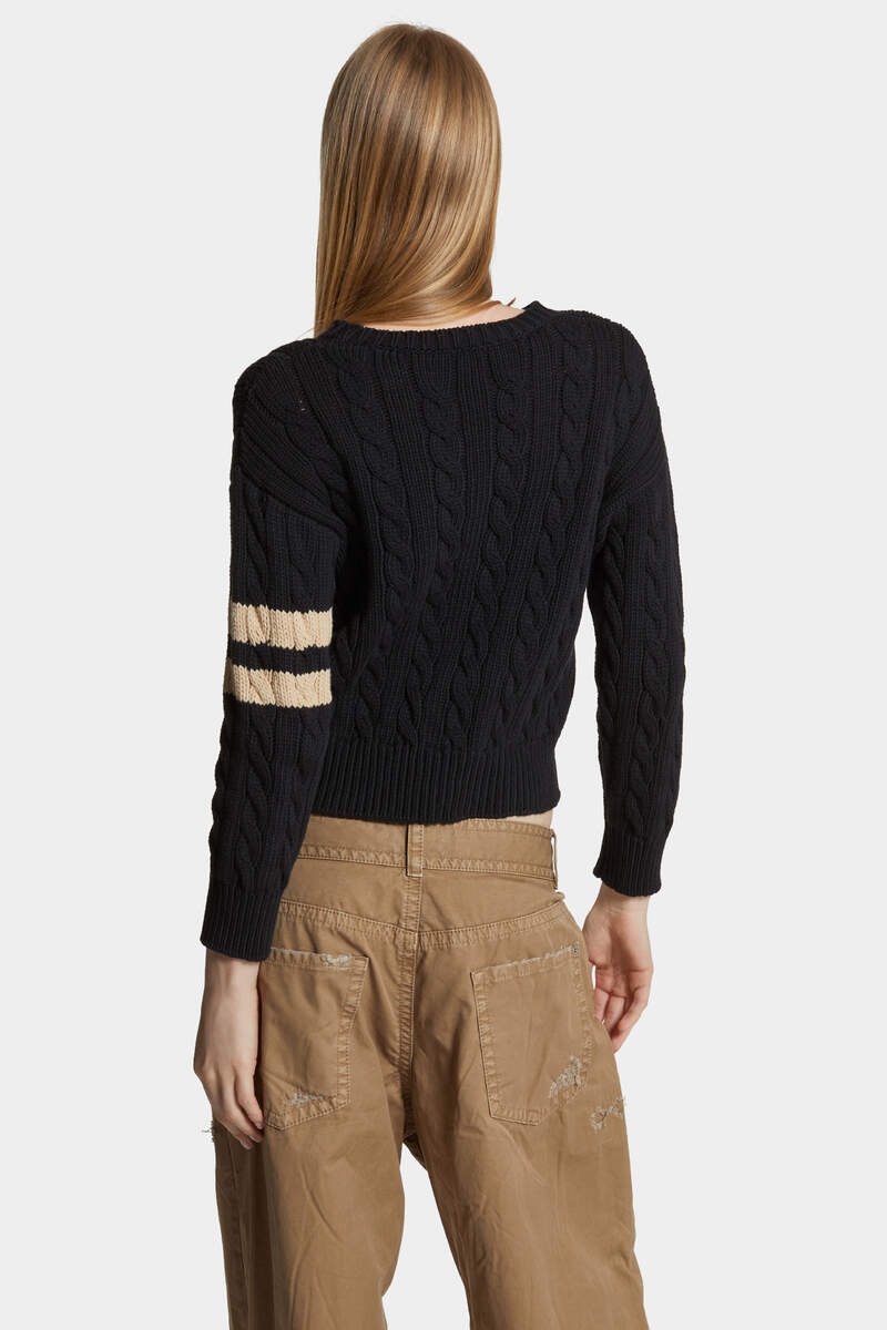 DENIM MIX PULLOVER - 4