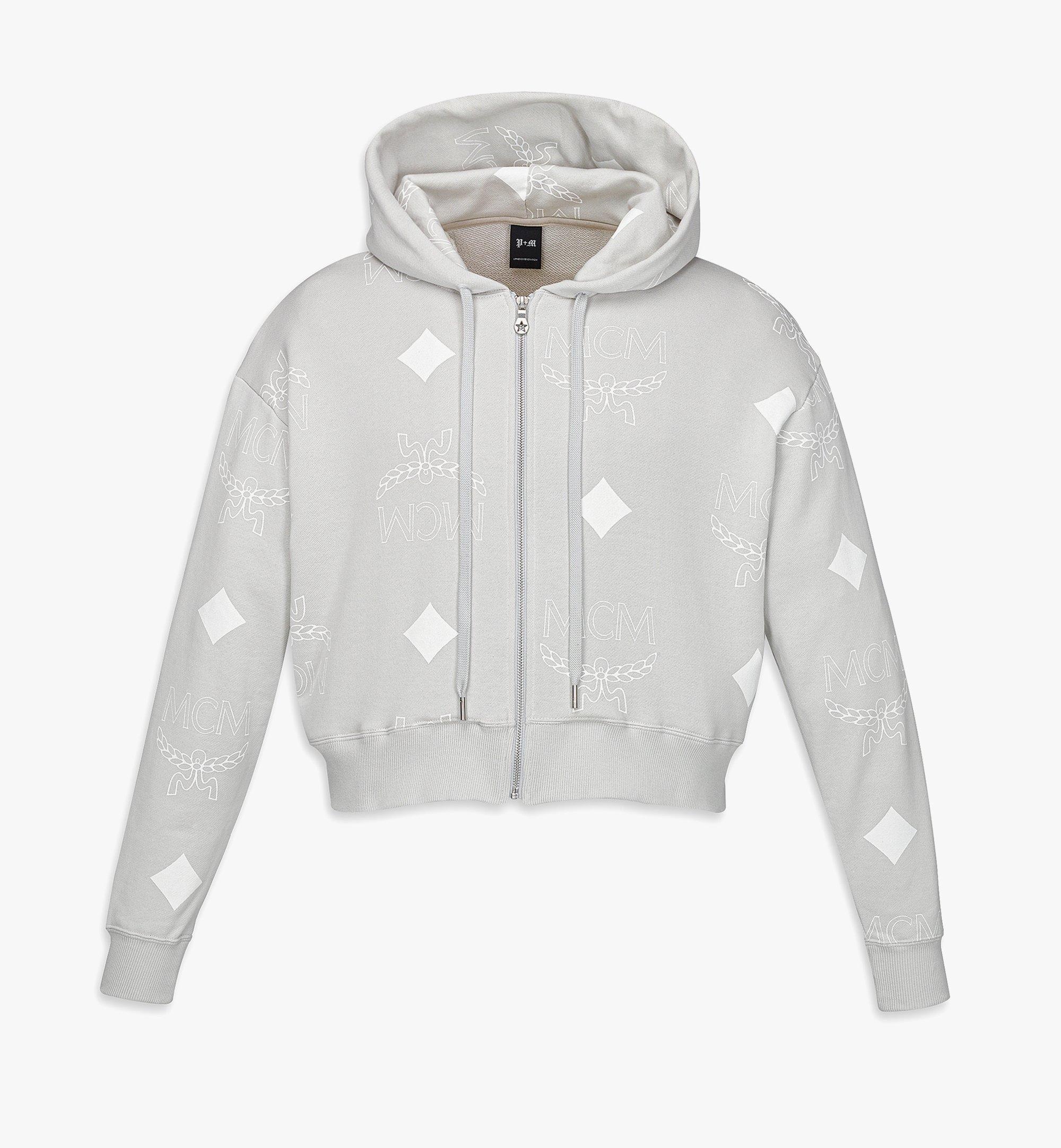 [MCM]★PHENOMENON MCM Monogram Print Zipper Hoodie MCM PHENOMENON+MCM Monogram Print Cropped Zip Hoodie | mcm